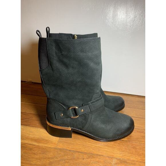 Vince Camuto Mid Boots Black 9 1/2 Old Money Parisian Princess - Picture 6 of 9